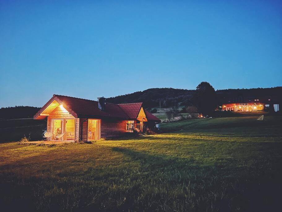 Polanka Beskid Niski Cute Cabin With Spectacular Views Hanczowa 外观 照片