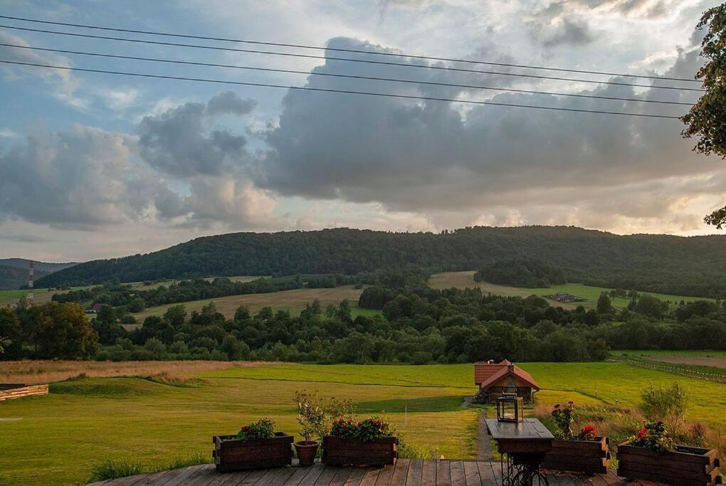 Polanka Beskid Niski Cute Cabin With Spectacular Views Hanczowa 外观 照片