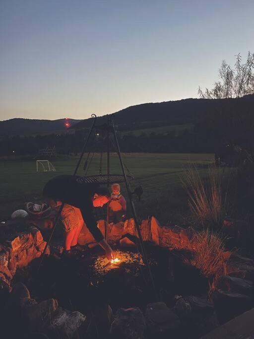 Polanka Beskid Niski Cute Cabin With Spectacular Views Hanczowa 外观 照片