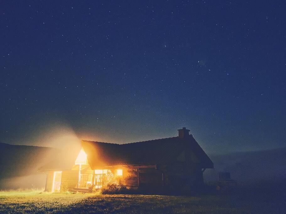 Polanka Beskid Niski Cute Cabin With Spectacular Views Hanczowa 外观 照片