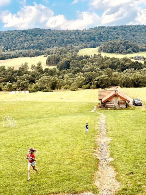 Polanka Beskid Niski Cute Cabin With Spectacular Views Hanczowa 外观 照片