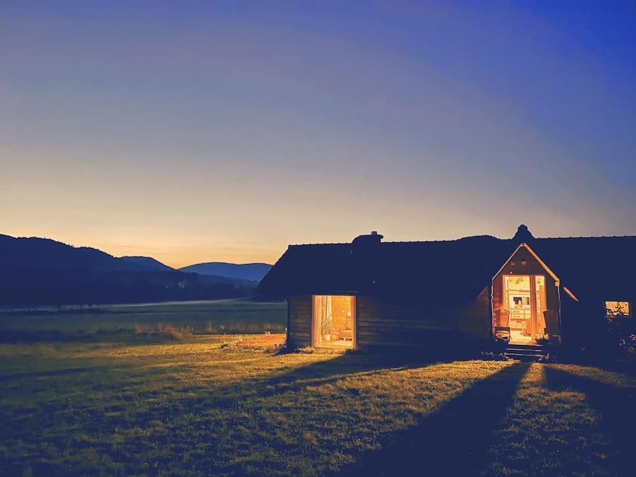 Polanka Beskid Niski Cute Cabin With Spectacular Views Hanczowa 外观 照片