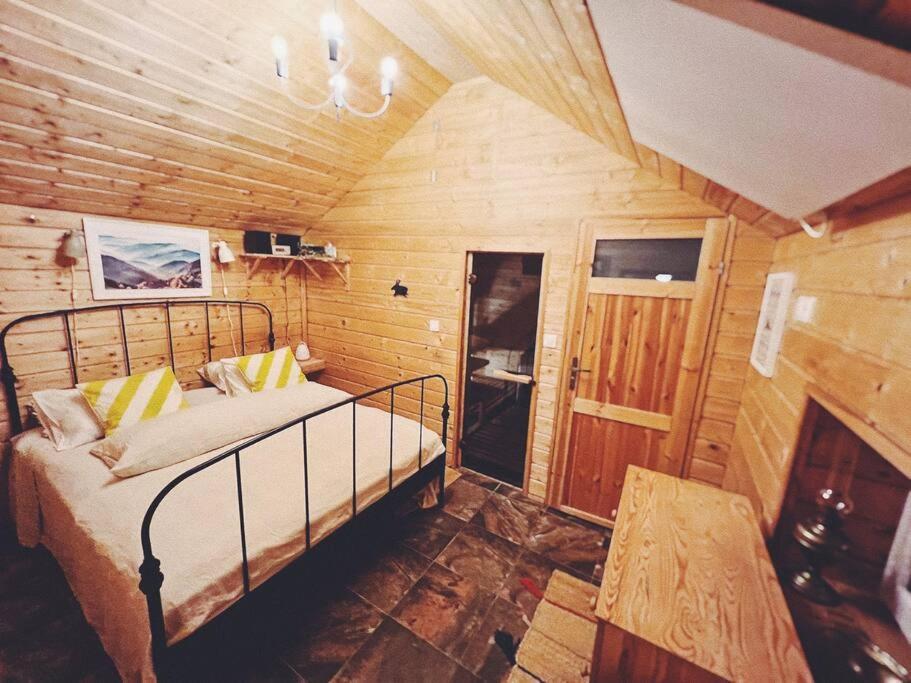 Polanka Beskid Niski Cute Cabin With Spectacular Views Hanczowa 外观 照片