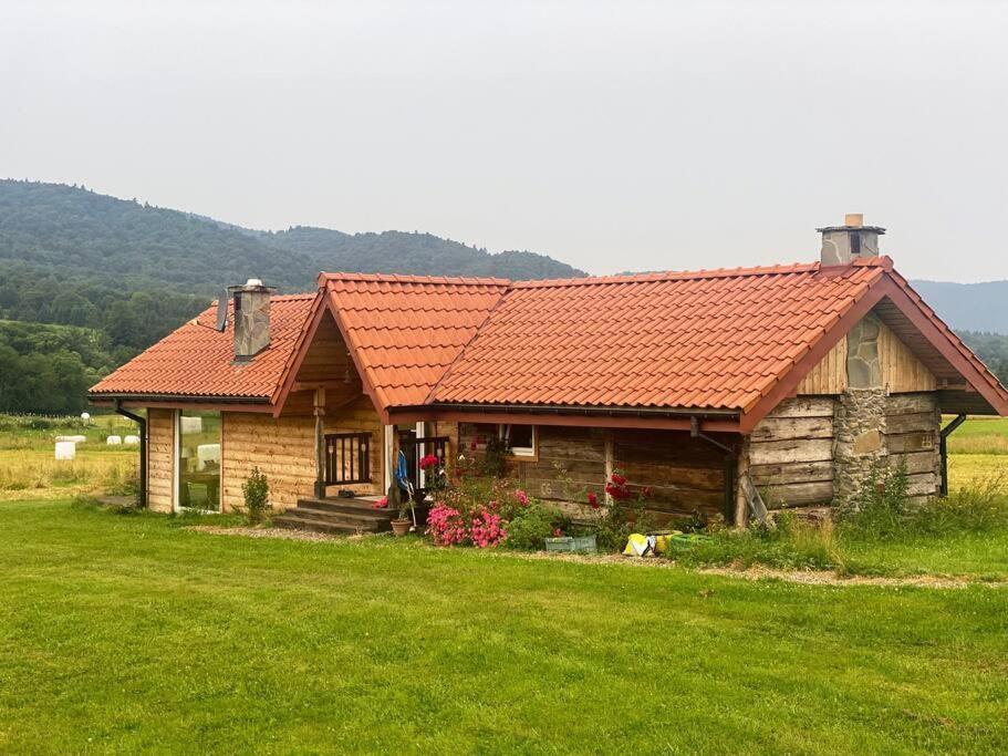 Polanka Beskid Niski Cute Cabin With Spectacular Views Hanczowa 外观 照片
