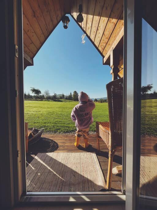 Polanka Beskid Niski Cute Cabin With Spectacular Views Hanczowa 外观 照片