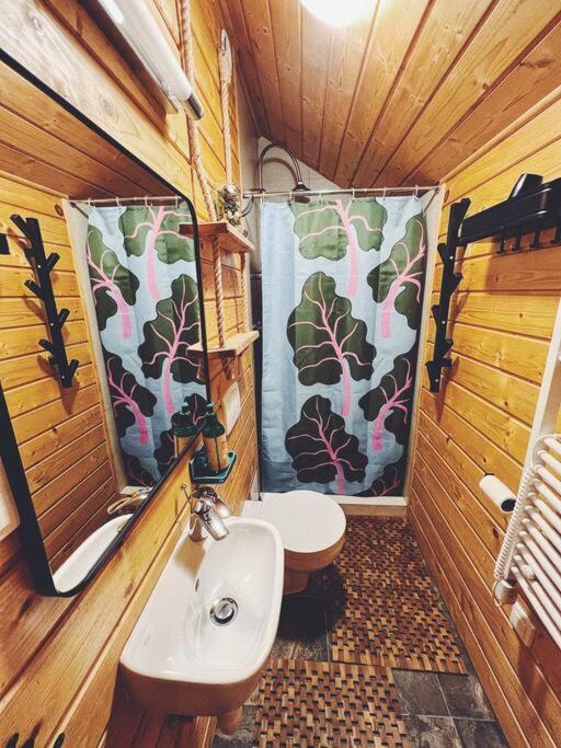 Polanka Beskid Niski Cute Cabin With Spectacular Views Hanczowa 外观 照片